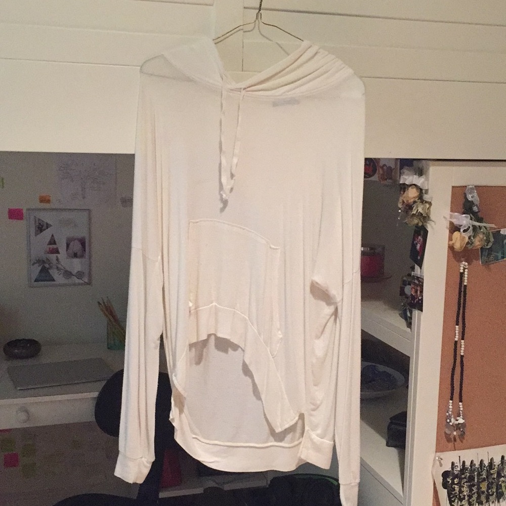 White Soft Hoodie